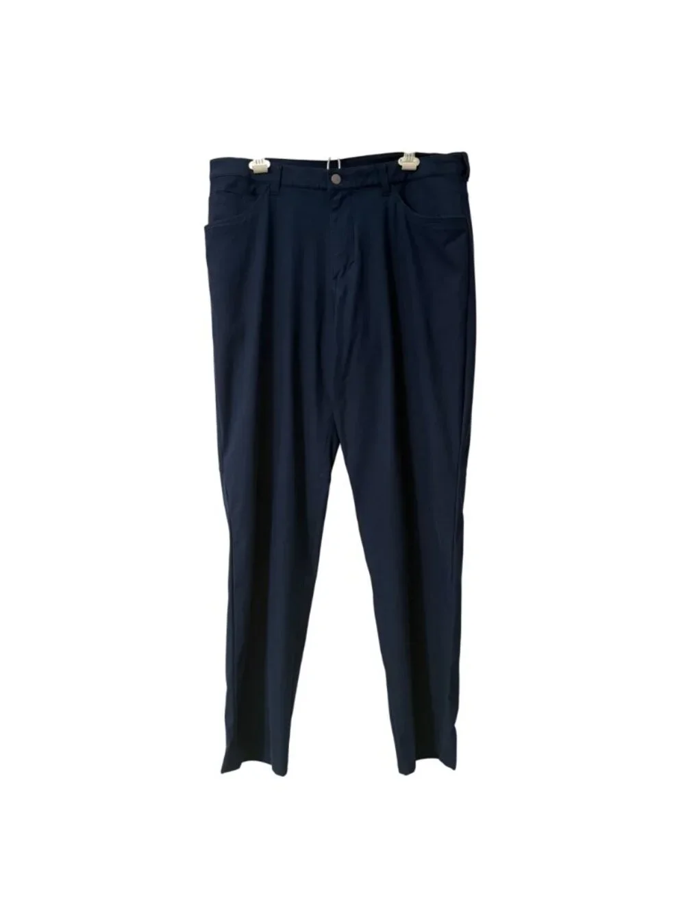 Lululemon ABC Classic Pant Navy Blue Straight Leg Mens Size 38